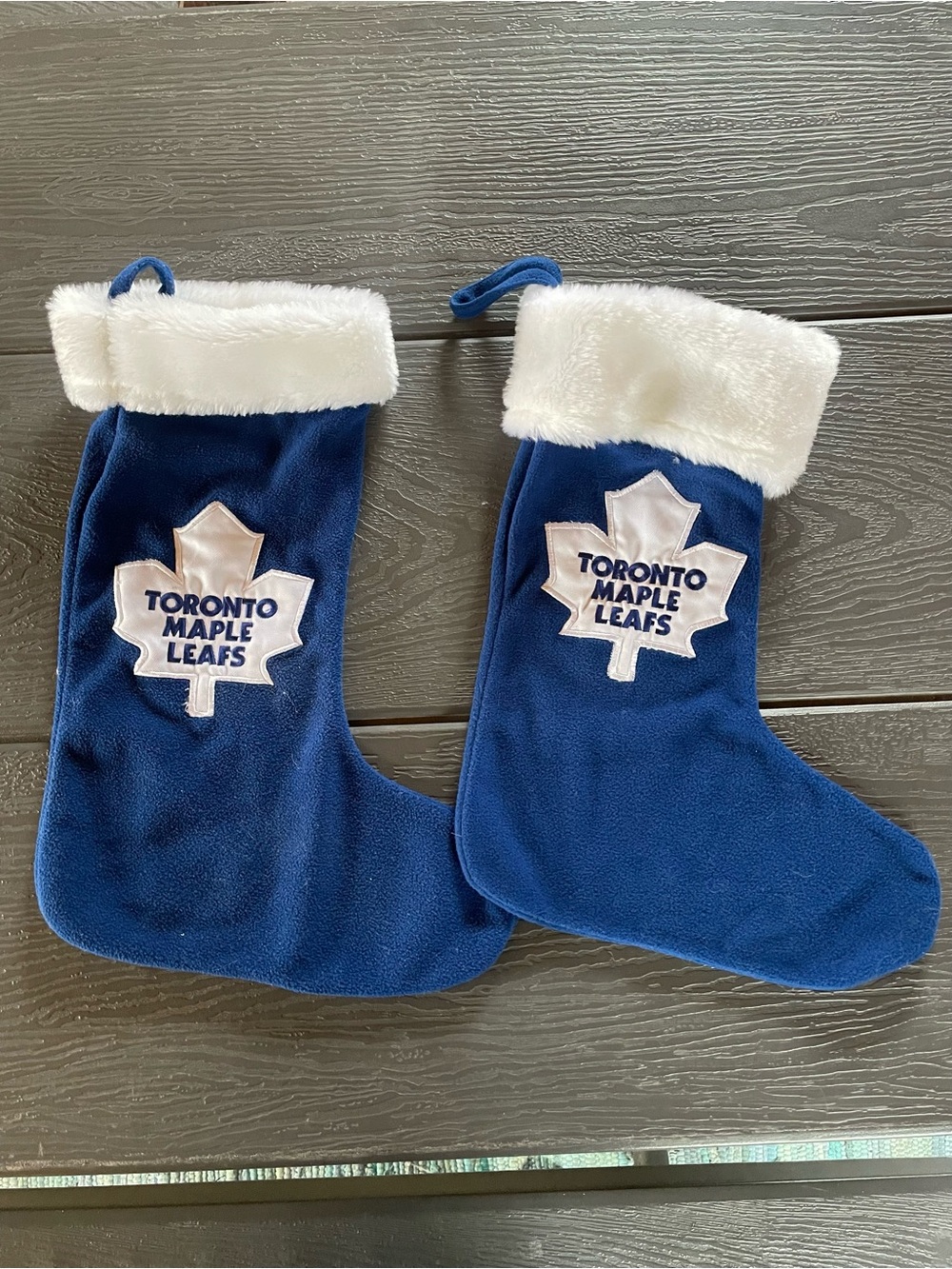 Toronto Maple Leafs Christmas Stockings holiday stockings hockey